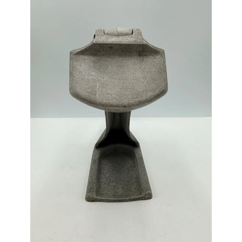 Jumbo Juicer Manual Citrus Press Silver  Cast Metal Hammered Finish